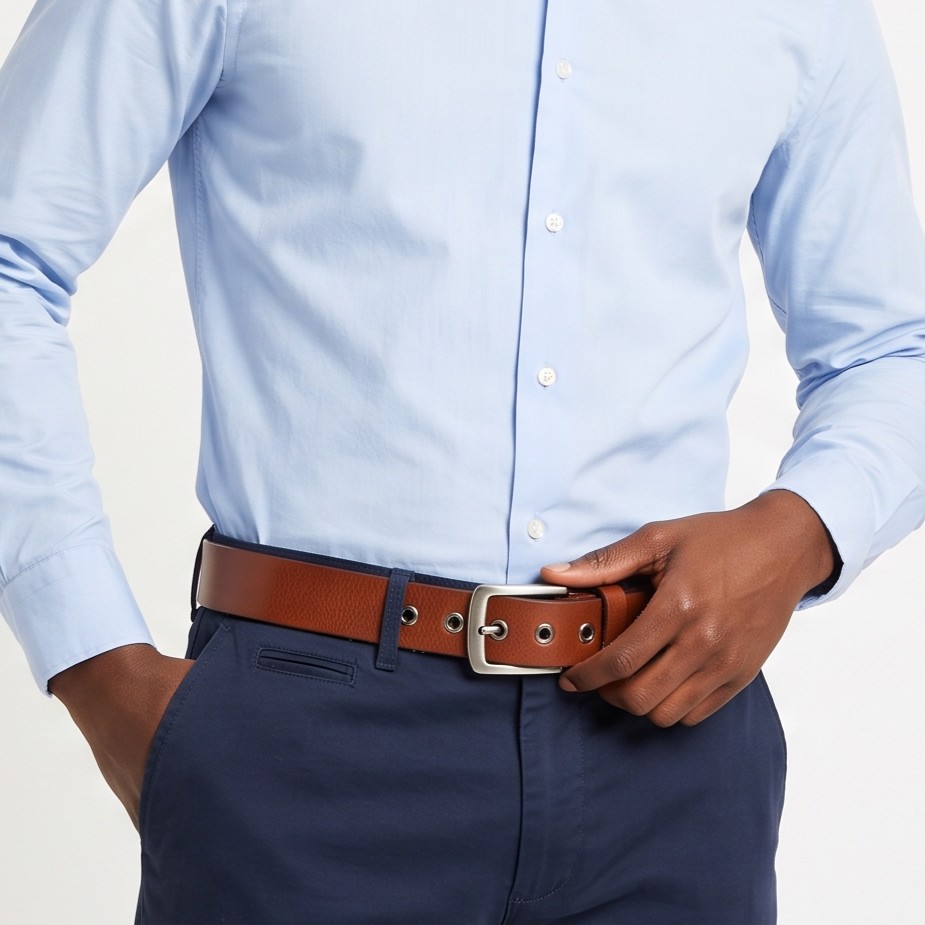 Brown Leather Belt
