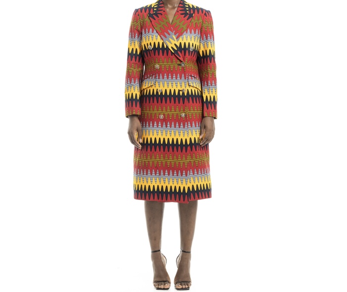 Slit Blazer Dress
